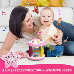 Letapapa Star Night Light Projector creates a calming bedtime scene.