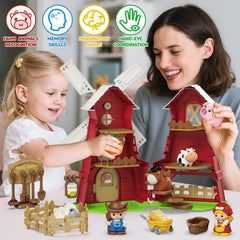 Letapapa farmer figure enhances realistic role-play and fine motor skills.