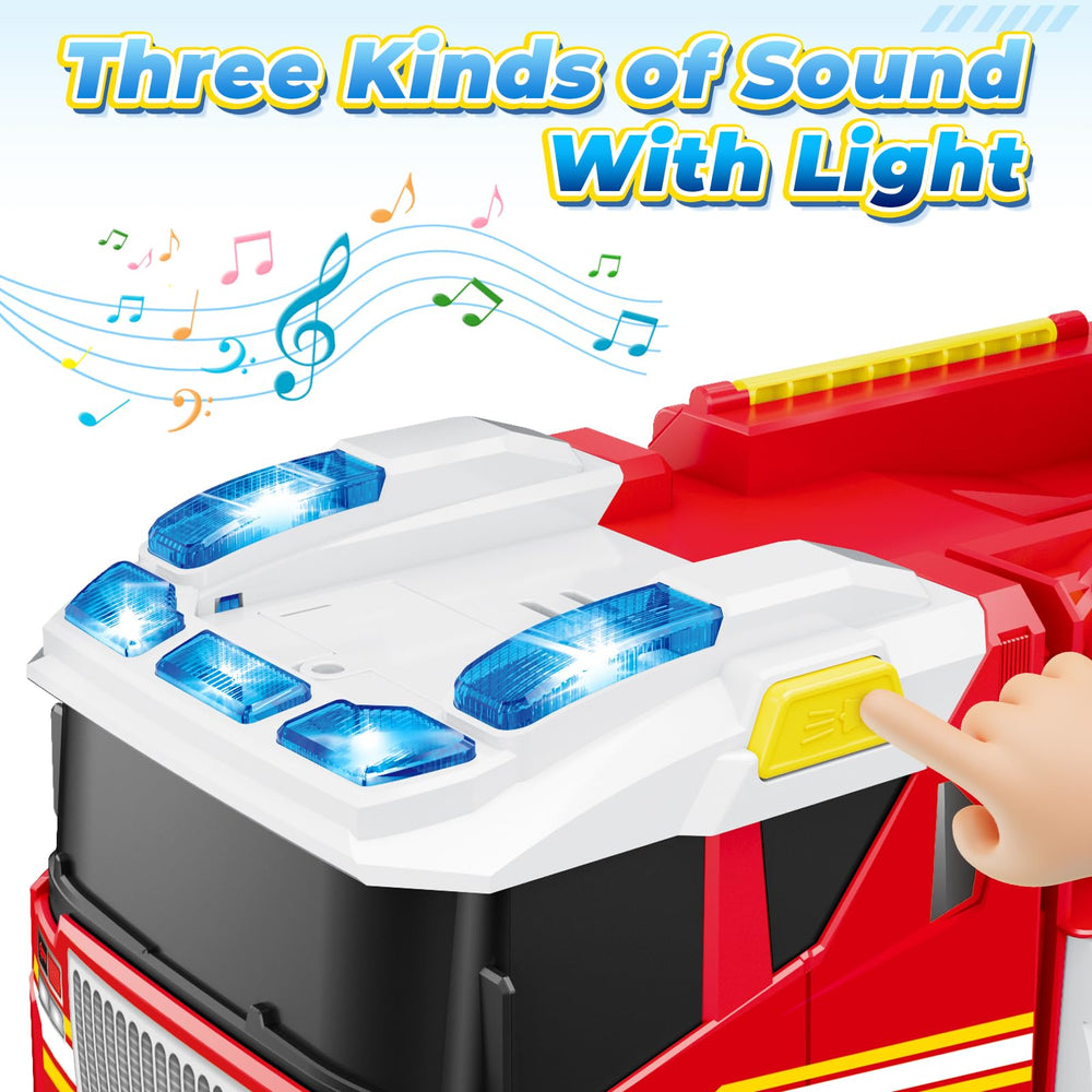 Letapapa fire truck road sign accessories teach traffic safety