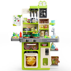 Letapapa Kids Play Kitchen Set sink with running water encourages tactile pretend play
