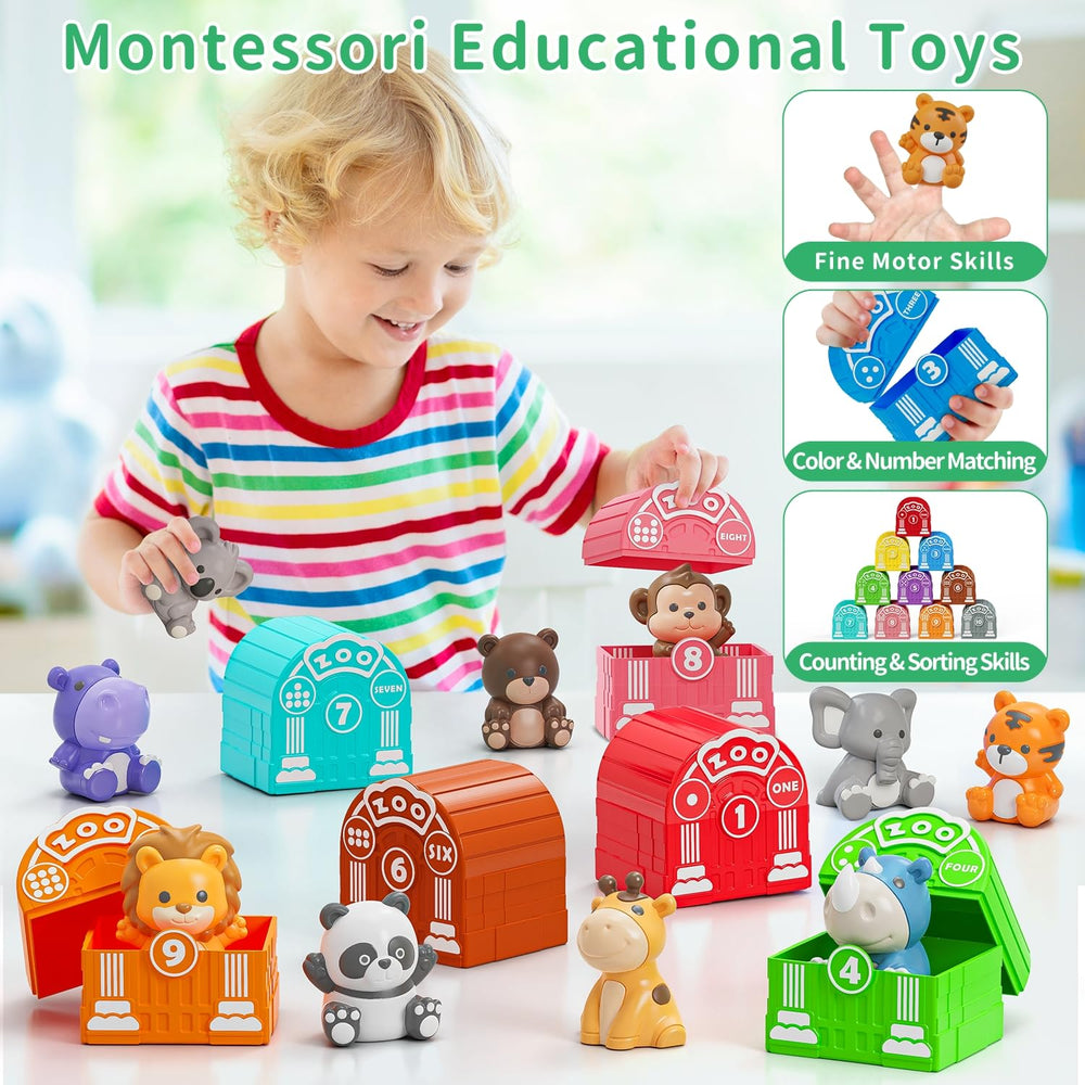 Letapapa Montessori learning toy promoting counting from 1 to 10