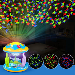 Letapapa stars night light projector creates soothing bedtime visuals.