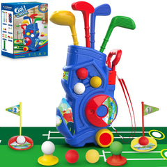 Letapapa toddler golf cart with retractable handle for easy pulling.