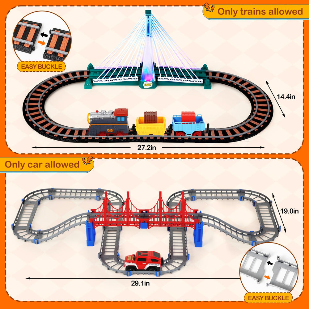 Letapapa train set made from safe ABS plastic with smooth edges