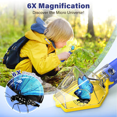 LEUOA Bug Catcher Kit in kid-use setup encouraging hands-on exploration