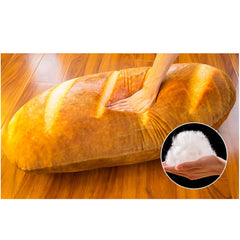 Levenkeness bread pillow closeup texture highlights soft plush feel for hugs.