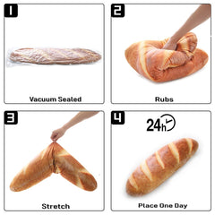 Levenkeness packaging-ready, vacuum-sealed shipping requires light reshaping after delivery.