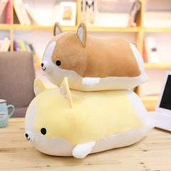 Levenkeness Corgi Plush Pillow embroidered face—keeps charm over time.