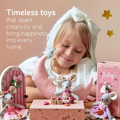 LEVLOVS Mouse for nursery decor and play, versatile and durable