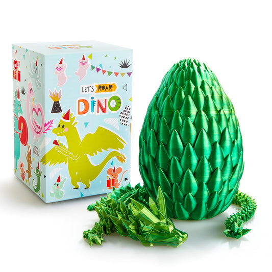 LEWELLRY dragon egg detail in hand-sized 5.5 inches for portable fun