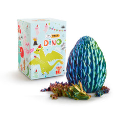 LEWELLRY dragon egg five-and-a-half-inch detail highlights textured scales for tactile play.