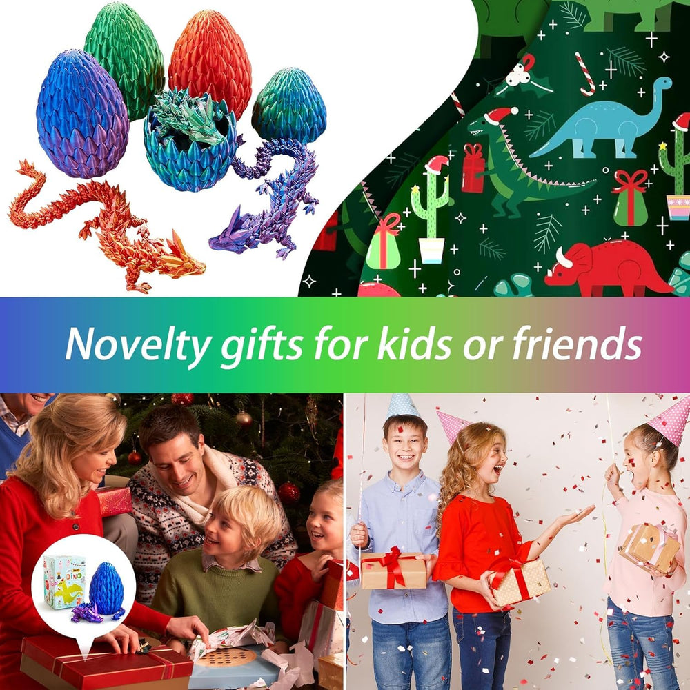 LEWELLRY Easter basket alternative dragon toy adds magic to celebrations