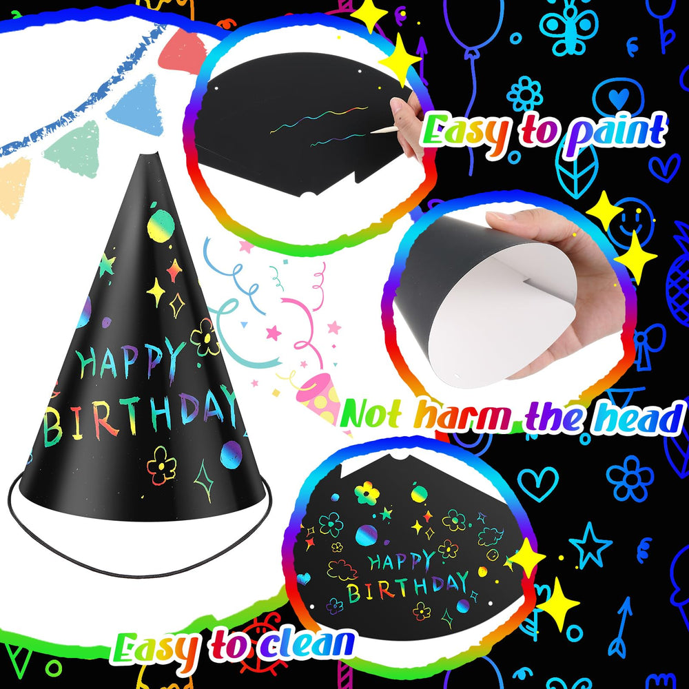 Lewtemi elastic strings ensure comfortable wear during party activities.
