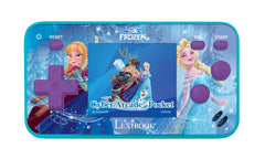 Lexibook Frozen Arcade Pocket Console front view highlights compact, travel-friendly design