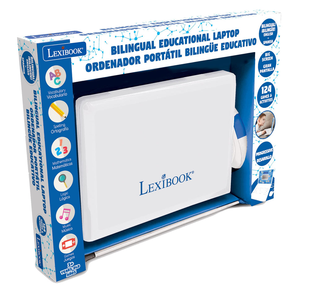 LEXIBOOK LCD screen with animations enhances engaging lessons.