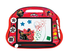 LEXiBOOK Miraculous drawing board with Ladybug design encourages imaginative play