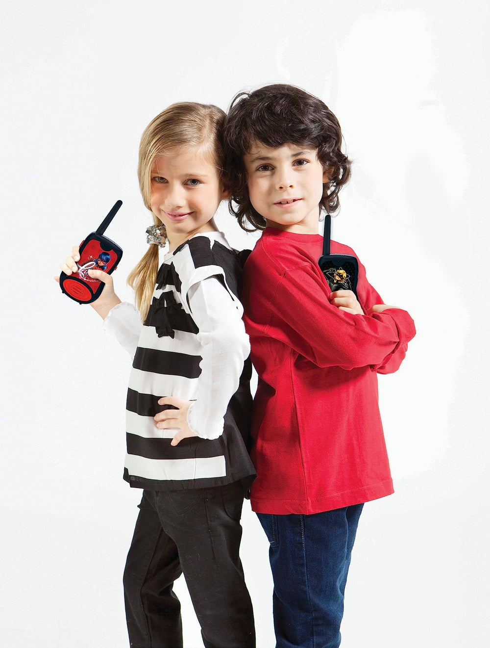 Lexibook Miraculous Walkie Talkies, two channels for clear team communication during games