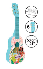 Lexibook Moana guitar 53 cm shows compact size for children.