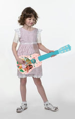 Lexibook Moana guitar tunable feature supports ear development.