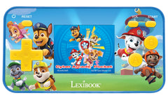 Lexibook Paw Patrol Chase front view shows portable arcade fun on the go