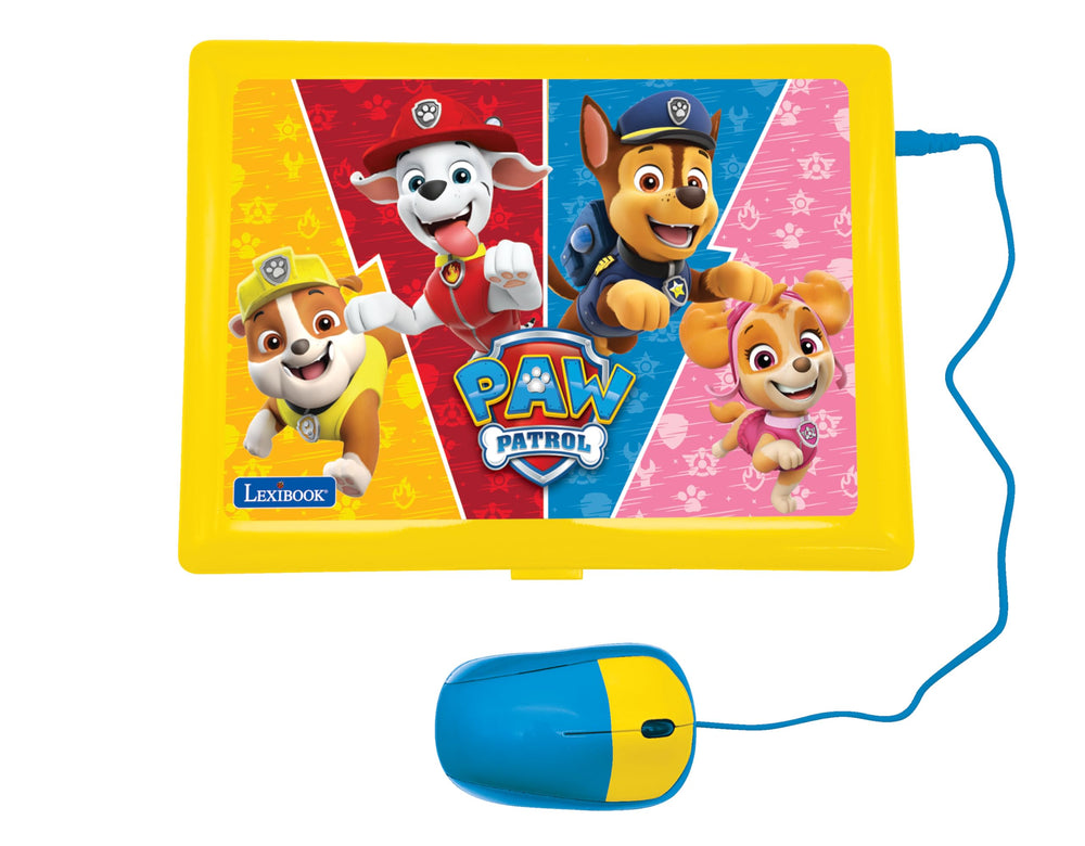 Lexibook Paw Patrol laptop keyboard layout supports interactive learning and games.