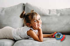 Lexibook Paw Patrol Cyber Arcade Console pocket-friendly design for travel.