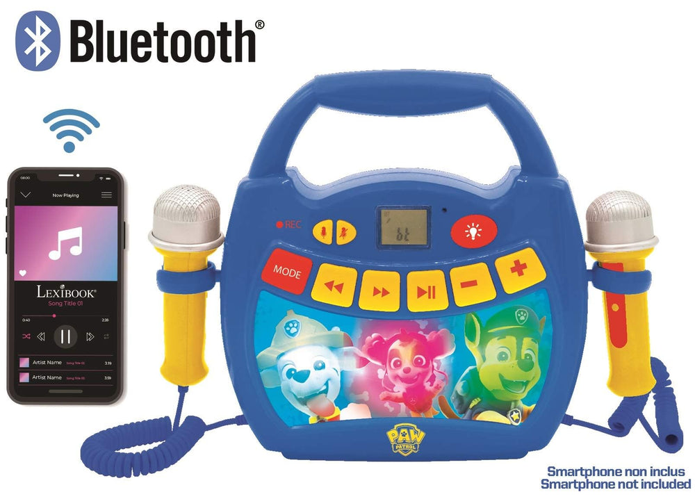 LEXiBOOK Paw Patrol recording function to capture performances for later playback.