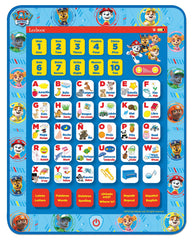 LEXiBOOK Paw Patrol tablet side view promotes portable, on-the-go learning.