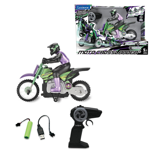 LEXiBOOK RC18 Crosslander front view highlighting speed and agile handling.