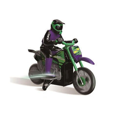 LEXiBOOK RC18 Crosslander stunt traction for confident turning on varied surfaces.