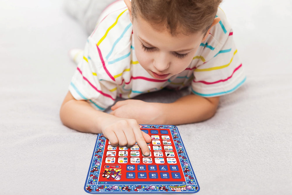 LEXiBOOK Spidey tablet compact travel-friendly design boosts play-filled practice