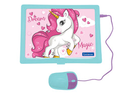 LEXiBOOK Unicorn Laptop keyboard and mouse provide realistic hands-on typing play