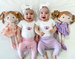 LeyaDoll Starlet Purple 16-inch reinforced stitching supports durable play.