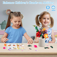 Leyic DIY Flower Bouquet Building Set sunflowers bouquet with vibrant color