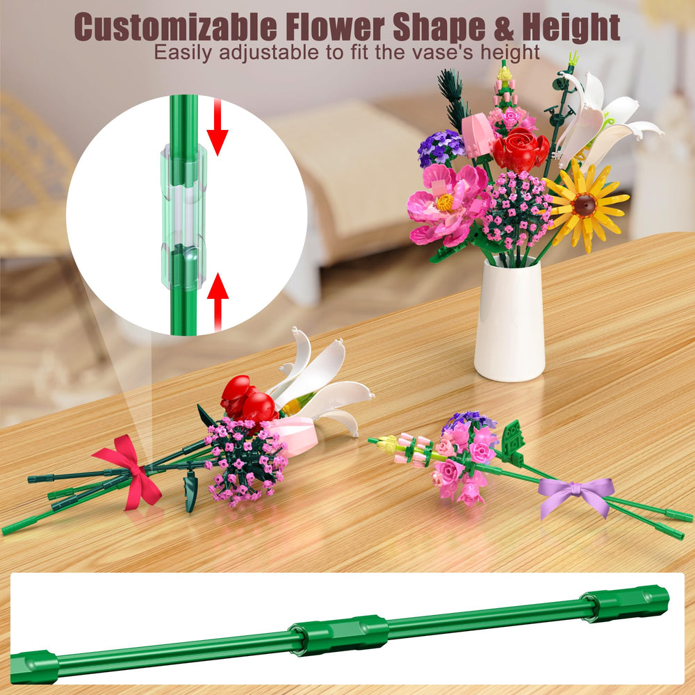 Leyic life-like blooms for realistic bouquet crafting and display.