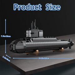 Leyic Nuclear Submarine stand display on a desk for stylish showcasing