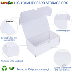 Leyzan laminated surface protects cards from dust and moisture.