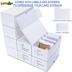 Leyzan sturdy box frame provides solid protection for valuable cards.