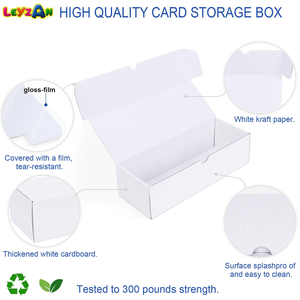 Leyzan closeup of laminated surface protecting cards