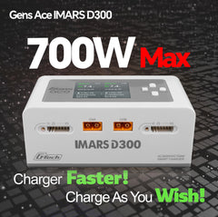 LFisprity IMARS D300 XT60 adapters ready for various packs