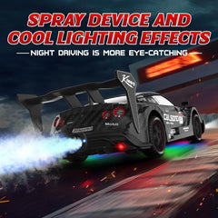 LFOLUSU RC drift car top view highlights compact 1:16 scale