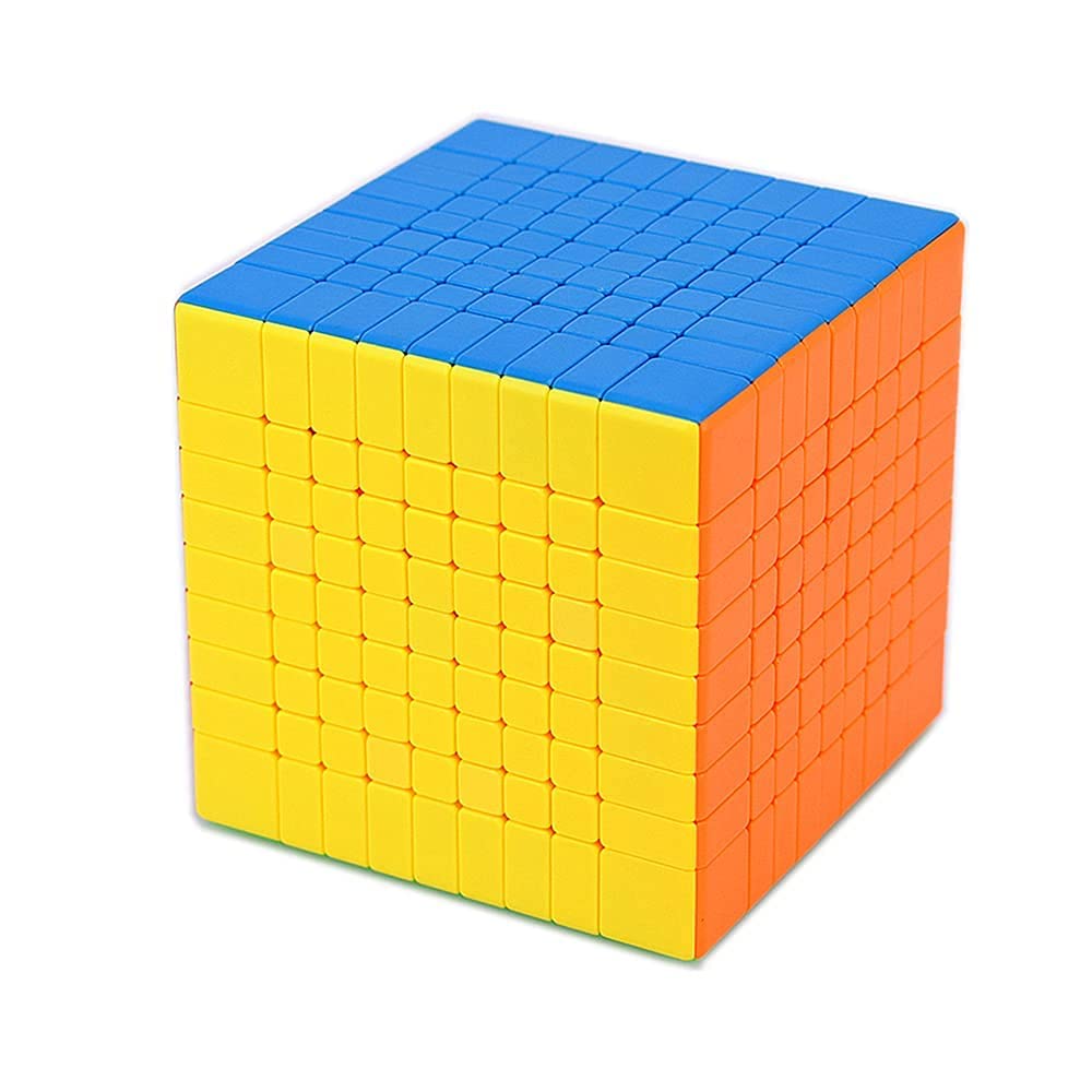 LiangCuber Meilong 9x9x9 color design aids visibility during fast solves.