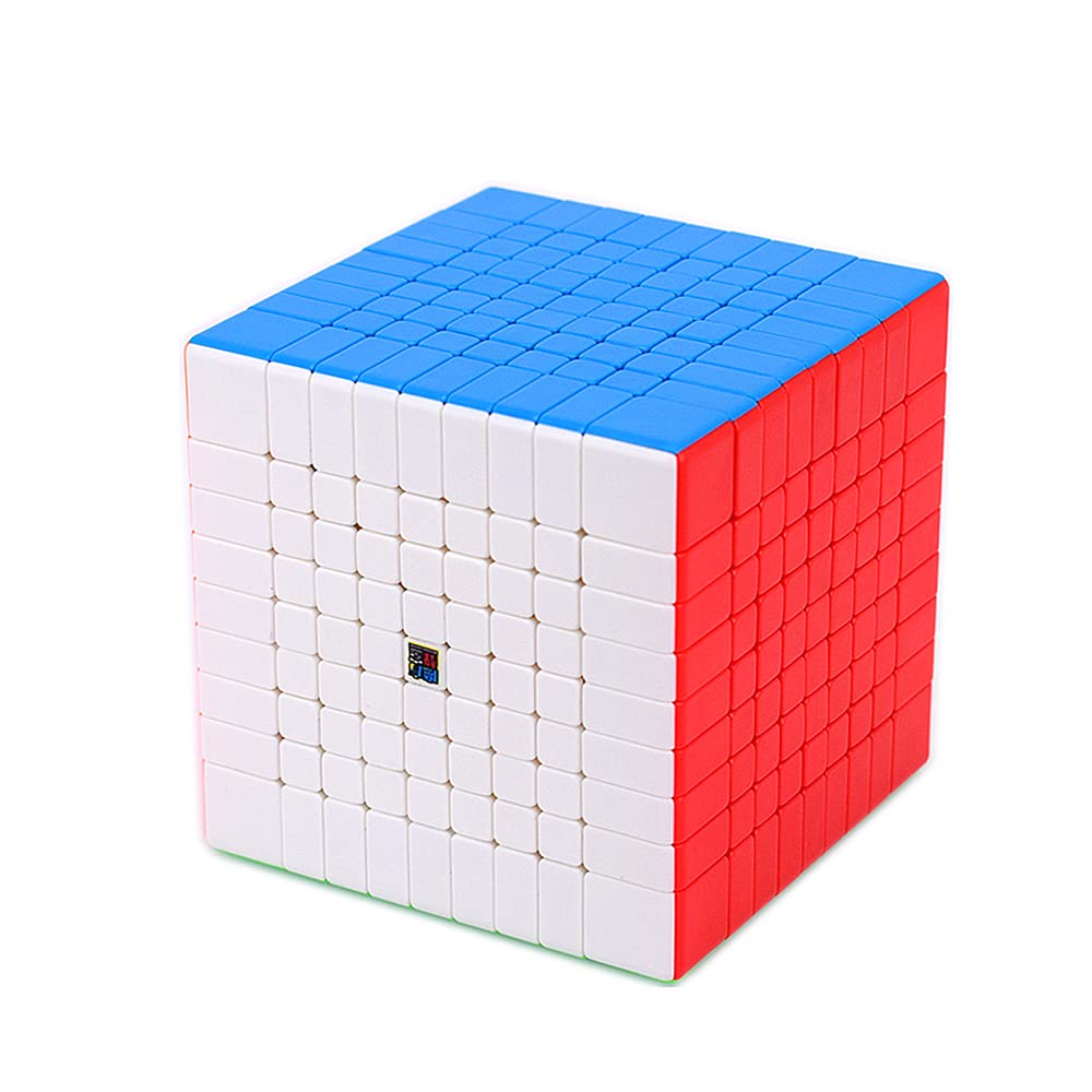 LiangCuber Moyu Meilong 9x9x9 cube top view, portable design for on-the-go play.