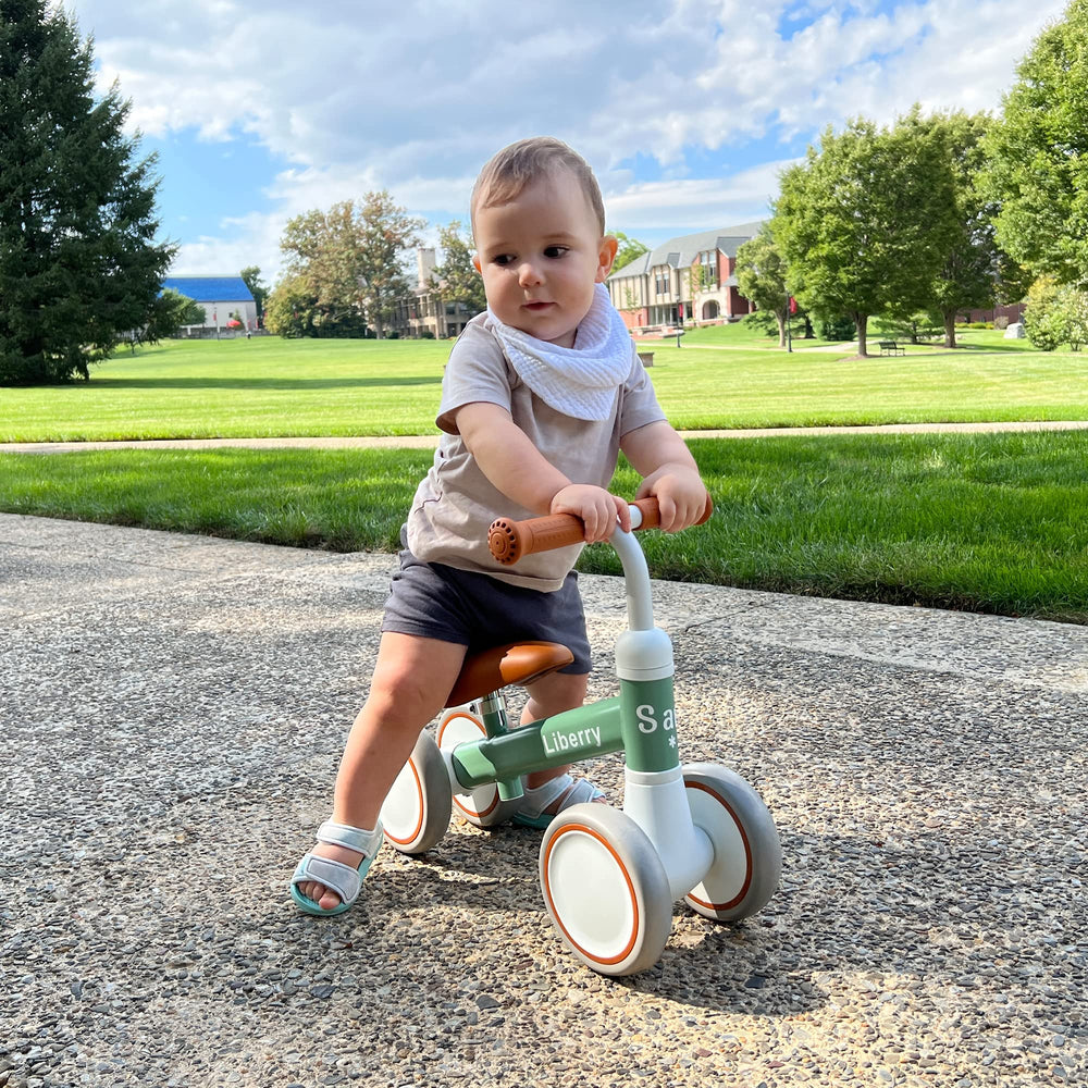 Liberry Balance Bike green easy assembly guide and setup