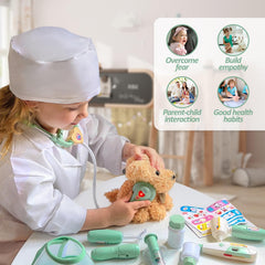 Liberry Doctor Kit dental mirror for detailed checks during imaginative sessions.