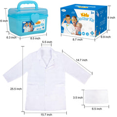 Liberry Doctor Kit flashlight adds glow and realism to night-time pretend visits.