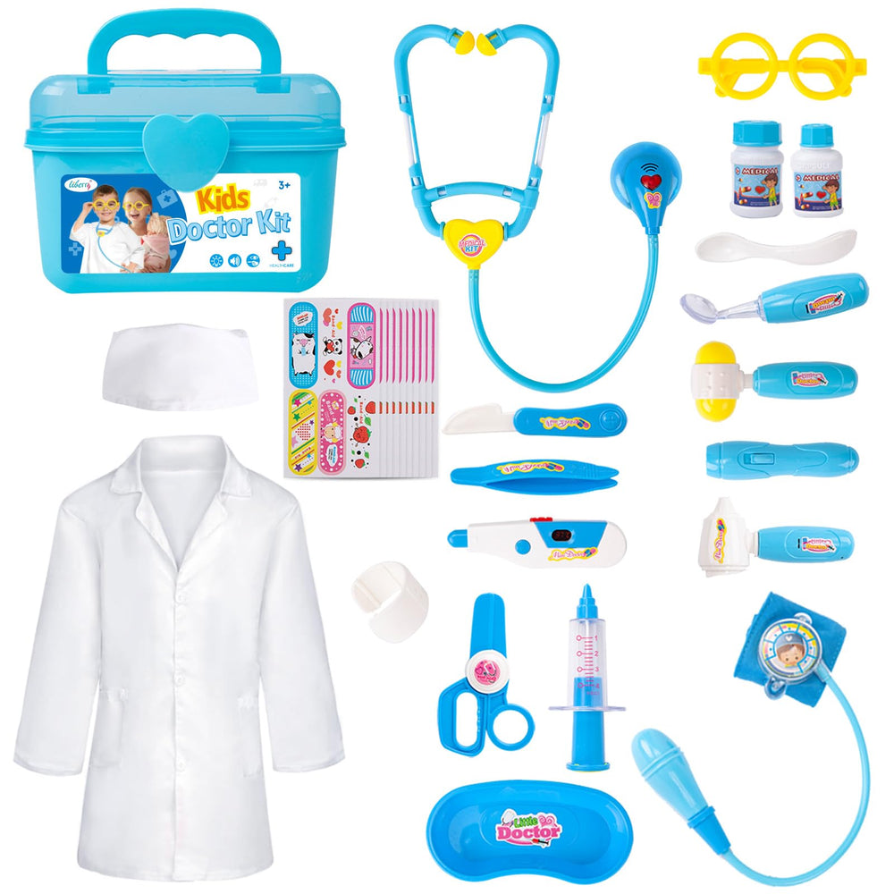 Liberry Doctor Kit stethoscope for realistic pretend play and imaginative healthcare scenarios.