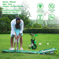 Liberry iron golf club offering balanced grip for beginners.