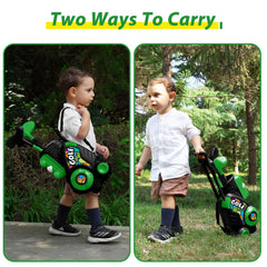 Liberry wood golf club with comfortable grip for young players.
