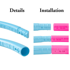 Liberry Kids Exercise Hoop pink with weight adjustment for progressive play